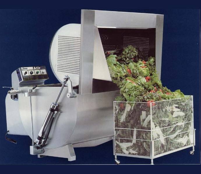 Billenőtartályos zöldség-gyümölcs mosó