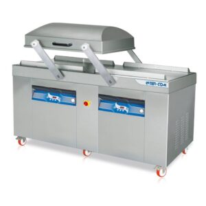 Kétkamrás vákuumtasakos csomagoló